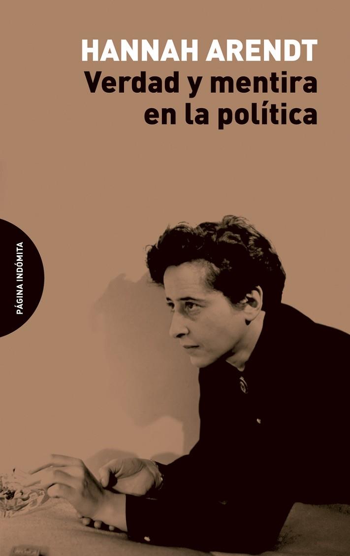 VERDAD Y MENTIRA EN LA POLÍTICA | 9788494481673 | ARENDT,HANNAH | Llibreria Geli - Llibreria Online de Girona - Comprar llibres en català i castellà