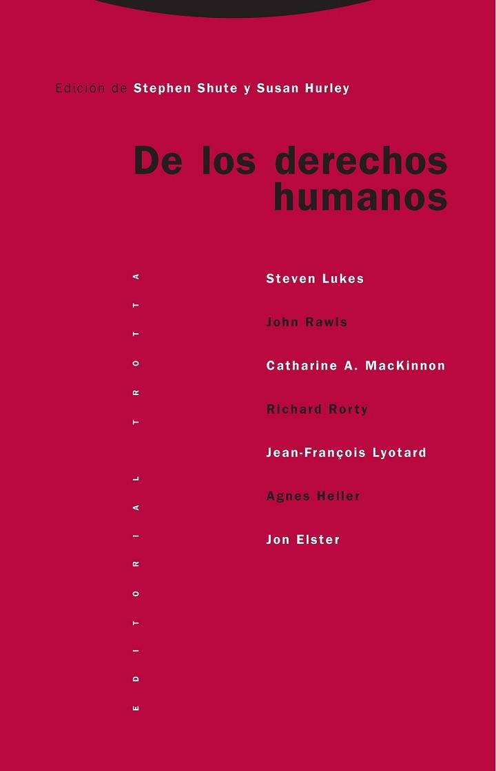 DE LOS DERECHOS HUMANOS | 9788498798173 | A.A.D.D. | Llibreria Geli - Llibreria Online de Girona - Comprar llibres en català i castellà
