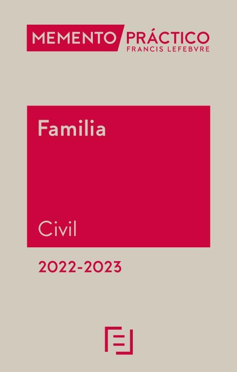 MEMENTO PRÁCTICO FAMILIA CIVIL(EDICIÓN 2022-2023) | 9788418899669 |   | Llibreria Geli - Llibreria Online de Girona - Comprar llibres en català i castellà
