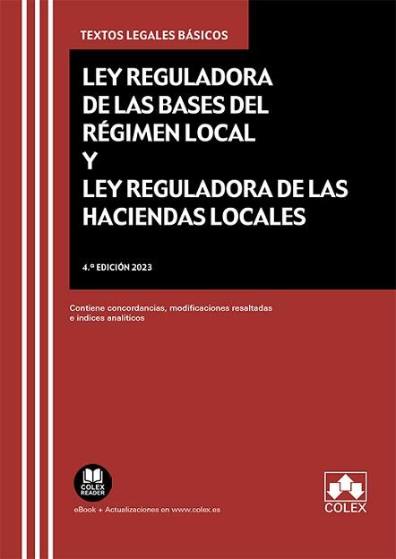 CÓDIGO DE BASES DE RÉGIMEN LOCAL Y DE HACIENDAS LOCALES(4ª EDICIÓN 2023) | 9788411940467 |   | Llibreria Geli - Llibreria Online de Girona - Comprar llibres en català i castellà