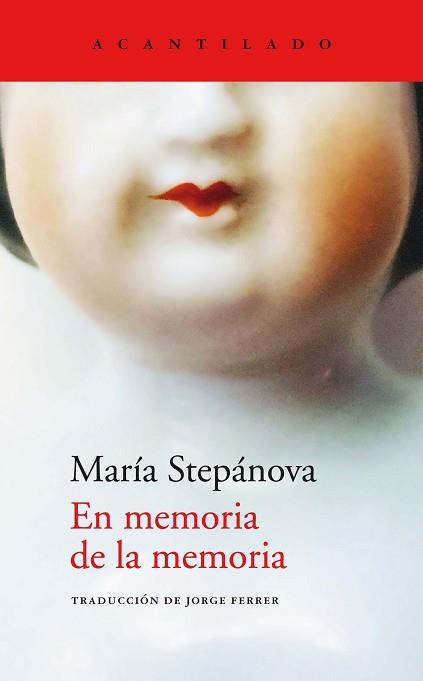 EN MEMORIA DE LA MEMORIA | 9788419036070 | STEPÁNOVA,MARÍA | Llibreria Geli - Llibreria Online de Girona - Comprar llibres en català i castellà