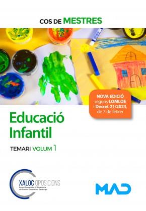 COS DE MESTRES.EDUCACIÓ INFANTIL(TEMARI-1.EDICIÓ 2023) | 9788414270332 | Llibreria Geli - Llibreria Online de Girona - Comprar llibres en català i castellà