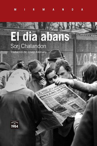 EL DIA ABANS | 9788416987535 | CHALANDON,SORJ | Llibreria Geli - Llibreria Online de Girona - Comprar llibres en català i castellà