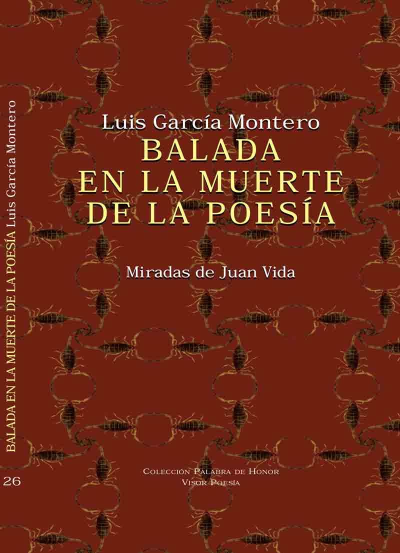 BALADA EN LA MUERTE DE LA POESÍA | 9788498952261 | GARCÍA MONTERO,LUÍS | Llibreria Geli - Llibreria Online de Girona - Comprar llibres en català i castellà