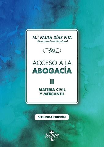 ACCESO A LA ABOGACÍA-2.MATERIAL CIVILY MERCANTIL | 9788430979356 | DÍAZ PITA,Mª PAULA | Llibreria Geli - Llibreria Online de Girona - Comprar llibres en català i castellà