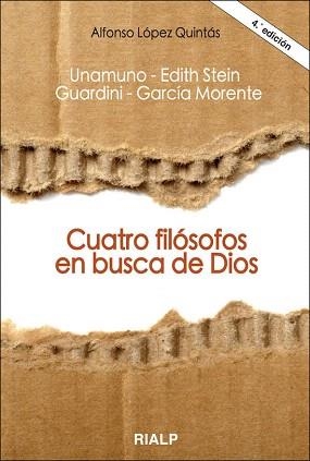 CUATRO FILOSOFOS EN BUSCA DE DIOS | 9788432132629 | LOPEZ,ALFONSO | Llibreria Geli - Llibreria Online de Girona - Comprar llibres en català i castellà