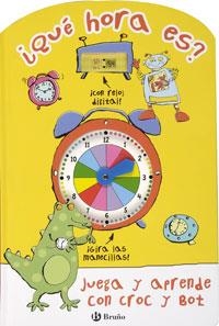 QUE HORA ES?JUEGA Y APRENDE CON CROC Y BOT | 9788421680070 | Llibreria Geli - Llibreria Online de Girona - Comprar llibres en català i castellà