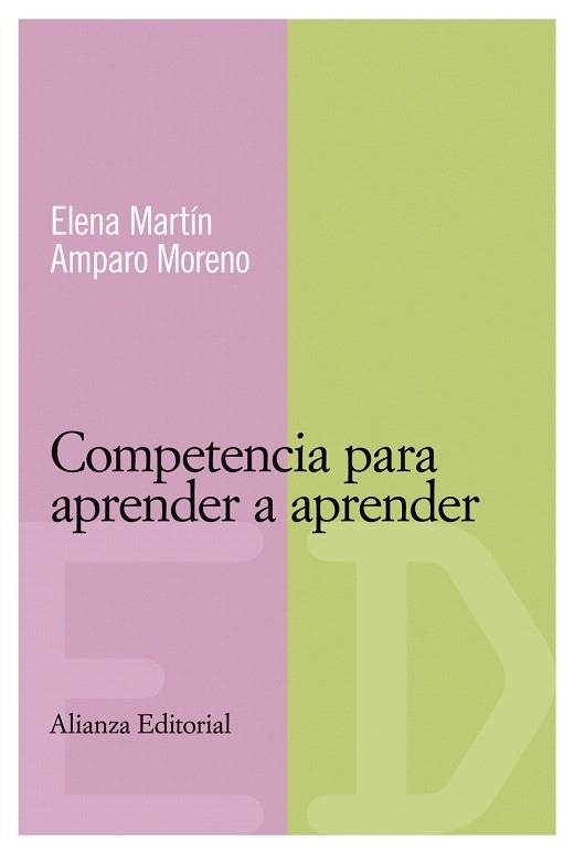 COMPETENCIA PARA APRENDER A APRENDER | 9788420684109 | MARTIN,ELENA/MORENO,AMPARO | Libreria Geli - Librería Online de Girona - Comprar libros en catalán y castellano
