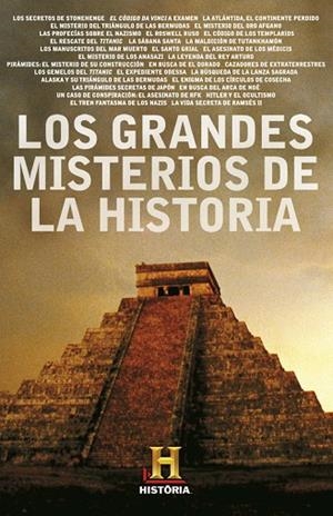 LOS GRANDES MISTERIOS DE LA HISTORIA | 9788401379802 | . | Llibreria Geli - Llibreria Online de Girona - Comprar llibres en català i castellà