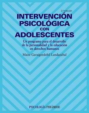 INTERVENCION PSICOLOGICA CON ADOLESCENTES(2ºED/2008) | 9788436821758 | GARAIGORDOBIL,MAITE | Llibreria Geli - Llibreria Online de Girona - Comprar llibres en català i castellà