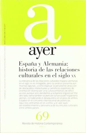 AYER.ESPAÑA Y ALEMANIA-69 | 9788496467705 | JANUE I MIRET,MARICIO | Llibreria Geli - Llibreria Online de Girona - Comprar llibres en català i castellà