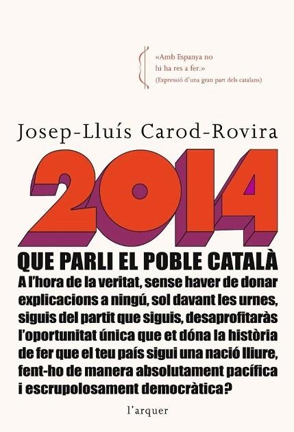 2014 QUE PARLI EL POBLE CATALA | 9788496499850 | CAROD ROVIRA,LLUIS JOSEP | Libreria Geli - Librería Online de Girona - Comprar libros en catalán y castellano