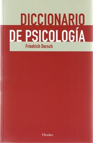 DICCIONARIO DE PSICOLOGIA | 9788425425745 | DORSCH,F. | Llibreria Geli - Llibreria Online de Girona - Comprar llibres en català i castellà