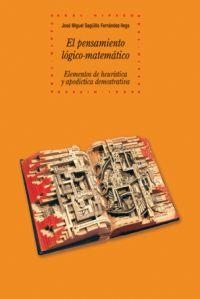 EL PENSAMIENTO LOGICO-MATEMATICO | 9788446026778 | SAGUILLO FERNANDEZ-VEGA,JOSE MIGUEL | Llibreria Geli - Llibreria Online de Girona - Comprar llibres en català i castellà
