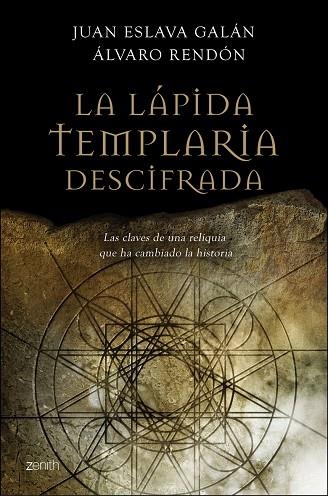 LA LAPIDA TEMPLARIA DESCIFRADA | 9788408079620 | ESLAVA GALAN,JUAN/RENDON,ALVARO | Libreria Geli - Librería Online de Girona - Comprar libros en catalán y castellano