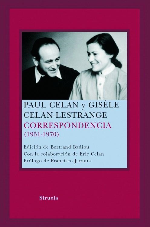 CORRESPONDENCIA | 9788478448722 | CELAN,PAUL/CELAN-LESTRANGE,GISELE | Libreria Geli - Librería Online de Girona - Comprar libros en catalán y castellano