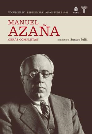 MANUEL AZAÑA.OBRAS COMPLETAS-4 | 9788430607501 | AZAÑA,MANUEL | Libreria Geli - Librería Online de Girona - Comprar libros en catalán y castellano