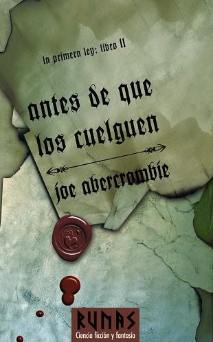 ANTES DE QUE LOS CUELGUEN | 9788420682501 | ABERCROMBIE,JOE | Llibreria Geli - Llibreria Online de Girona - Comprar llibres en català i castellà