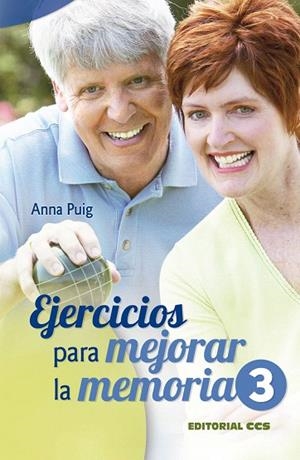 EJERCICIOS PARA MEJORAR LA MEMORIA-3 | 9788498421941 | PUIG ALEMAN,ANNA | Llibreria Geli - Llibreria Online de Girona - Comprar llibres en català i castellà