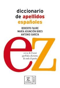DICCIONARIO DE APELLIDOS ESPAÑOLES | 9788467030976 | VVAA | Libreria Geli - Librería Online de Girona - Comprar libros en catalán y castellano