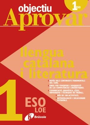 OBJECTIU APROVAR LLENGUA CATALANA I LITERATURA 1ESO | 9788499060064 | RIERA I FERNÁNDEZ, NÚRIA | Llibreria Geli - Llibreria Online de Girona - Comprar llibres en català i castellà