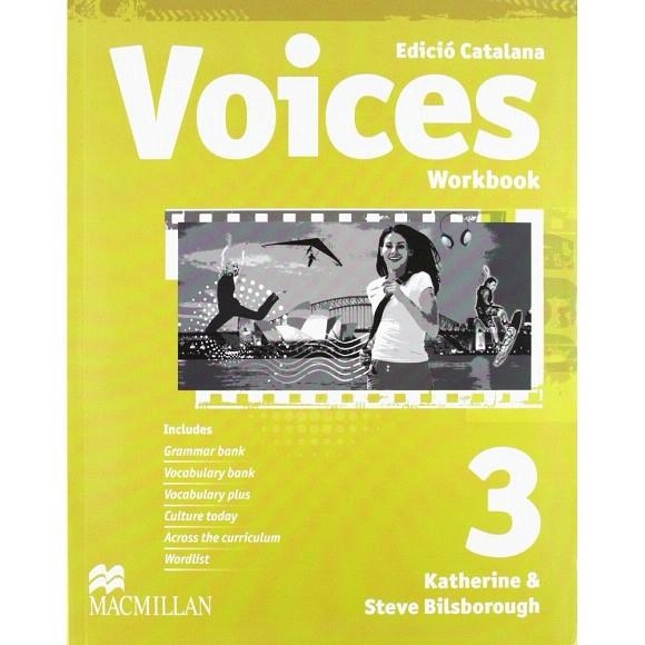 VOICES-3(WORKBOOK) | 9780230034198 | BILSBOROUGH,K./Y OTROS | Llibreria Geli - Llibreria Online de Girona - Comprar llibres en català i castellà