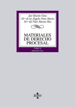MATERIALES DE DERECHO PROCESAL-2.PROCESO CIVIL(EDICION 2009) | 9788430949373 | MARTIN OSTOS,JOSE/PEREZ MARIN, | Libreria Geli - Librería Online de Girona - Comprar libros en catalán y castellano