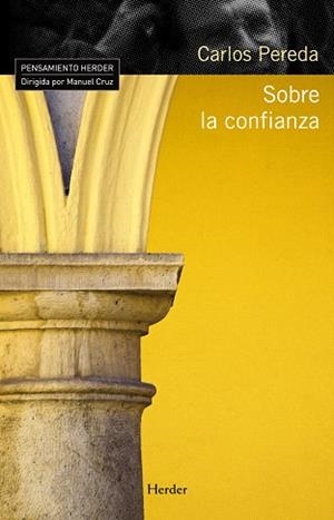 SOBRE LA CONFIANZA | 9788425426520 | PEREDA,CARLOS | Llibreria Geli - Llibreria Online de Girona - Comprar llibres en català i castellà