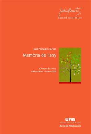 MEMORIA DE L'ANY | 9788449026102 | MERCADER I SUNYER,JOAN | Libreria Geli - Librería Online de Girona - Comprar libros en catalán y castellano