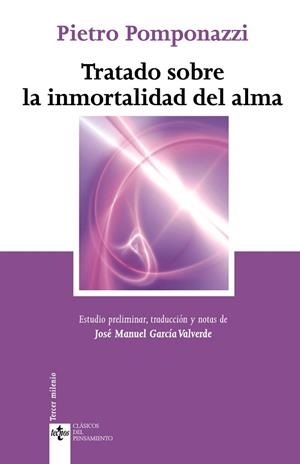 TRATADO SOBRE LA INMORTALIDAD DEL ALMA | 9788430950331 | POMPONAZZI,PIETRO | Llibreria Geli - Llibreria Online de Girona - Comprar llibres en català i castellà