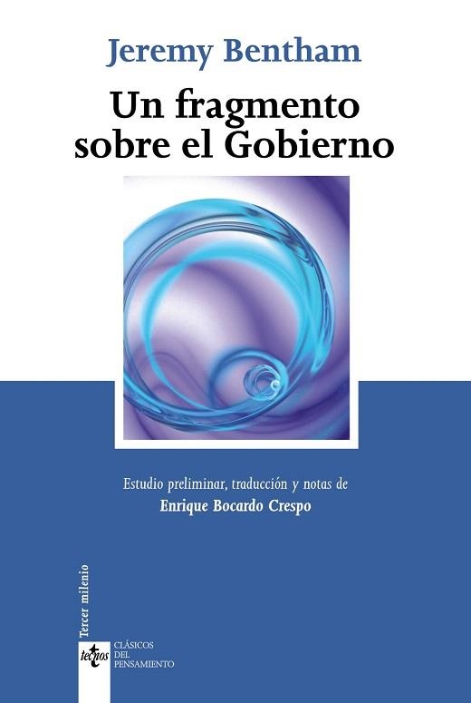 UN FRAGMENTO SOBRE EL GOBIERNO | 9788430950478 | BENTHAM,JEREMY | Llibreria Geli - Llibreria Online de Girona - Comprar llibres en català i castellà