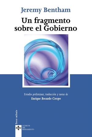 UN FRAGMENTO SOBRE EL GOBIERNO | 9788430950478 | BENTHAM,JEREMY | Llibreria Geli - Llibreria Online de Girona - Comprar llibres en català i castellà