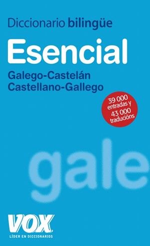 DICCIONARIO ESENCIAL GALEGO-CASTELAN/CASTELLANO-GALLEGO | 9788471538215 | Libreria Geli - Librería Online de Girona - Comprar libros en catalán y castellano