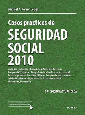 CASOS PRACTICOS DE SEGURIDAD SOCIAL(ED.2010) | 9788423427758 | FERRER,MIGUEL A | Libreria Geli - Librería Online de Girona - Comprar libros en catalán y castellano