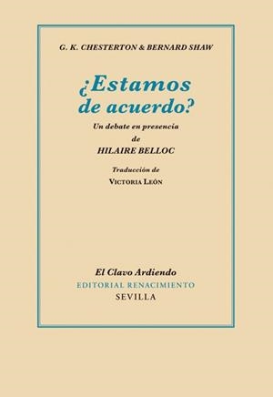 ESTAMOS DE ACUERDO? | 9788484725244 | CHESTERTON/SHAW | Libreria Geli - Librería Online de Girona - Comprar libros en catalán y castellano
