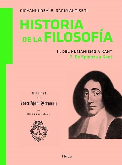 HISTORIA DE LA FILOSOFIA-2/2(DE SPINOZA A KANT) | 9788425426650 | REALE,GIOVANNI/ANTISERI,DARIO | Libreria Geli - Librería Online de Girona - Comprar libros en catalán y castellano