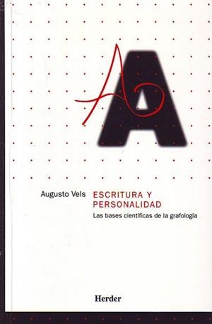 ESCRITURA Y PERSONALIDAD | 9788425427329 | VELS,AUGUSTO | Llibreria Geli - Llibreria Online de Girona - Comprar llibres en català i castellà