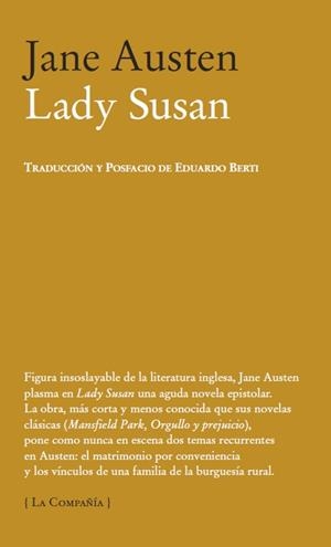 LADY SUSAN | 9788483930687 | AUSTEN,JANE | Llibreria Geli - Llibreria Online de Girona - Comprar llibres en català i castellà