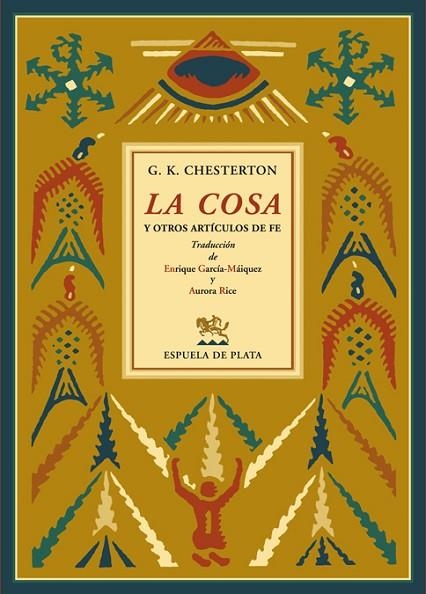 LA COSA Y OTROS ARTICULOS DE FE | 9788496956988 | CHESTERTON,G.K. | Libreria Geli - Librería Online de Girona - Comprar libros en catalán y castellano