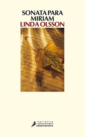 SONATA PARA MIRIAM | 9788498383041 | OLSSON,LINDA | Libreria Geli - Librería Online de Girona - Comprar libros en catalán y castellano