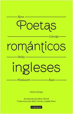 POETAS ROMANTICOS INGLESES (ED.BILINGUE CAST-ANG) | 9788408094388 | BYRON/COLERIDGE/SHELLEY/KEATS,WORDSWORTH | Llibreria Geli - Llibreria Online de Girona - Comprar llibres en català i castellà