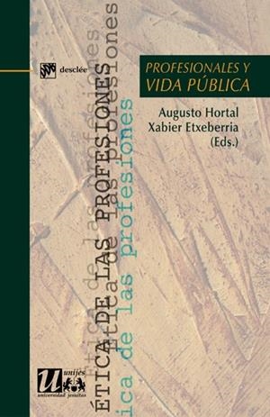 PROFESIONALES Y VIDA PUBLICA | 9788433024695 | HORTAL,AUGUSTO/ETXEBARRIA,XABIER | Libreria Geli - Librería Online de Girona - Comprar libros en catalán y castellano
