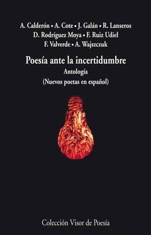 POESIA ANTE LA INCERTIDUMBRE,ANTOLOGIA | 9788498957853 | A.A.D.D. | Llibreria Geli - Llibreria Online de Girona - Comprar llibres en català i castellà