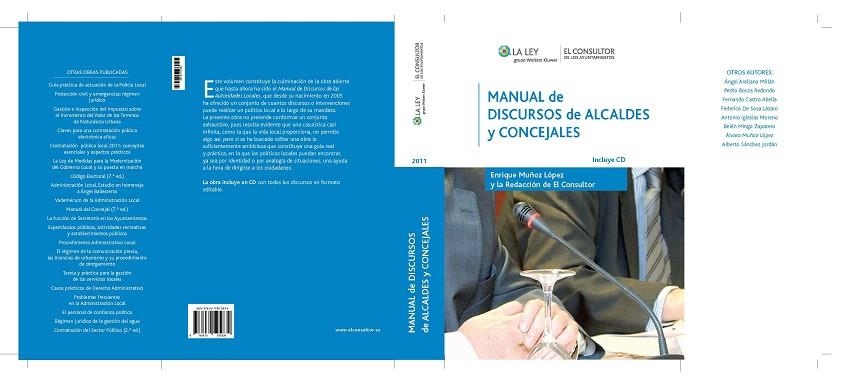 MANUAL DE DISCURSOS DE ALCALDES Y CONCEJALES (INCLOU CD) | 9788470525834 | MUÑOZ LOPEZ,ENRIQUE/REDACCION  DE EL CONSULTOR | Libreria Geli - Librería Online de Girona - Comprar libros en catalán y castellano