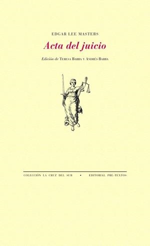 ACTA DEL JUICIO | 9788492913756 | LEE MASTERS,EDGAR | Llibreria Geli - Llibreria Online de Girona - Comprar llibres en català i castellà