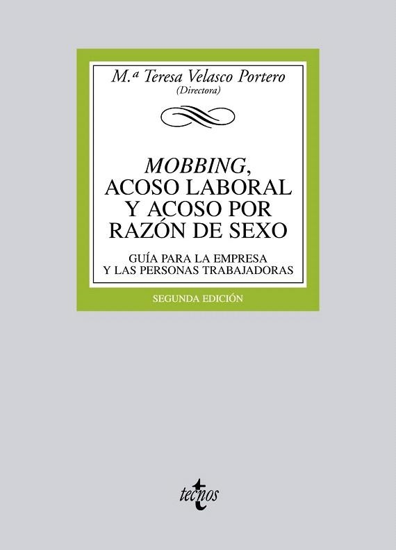 MOBBING,ACOSO LABORAL Y ACOSO POR RAZON DE SEXO (2ªED/2011) | 9788430953363 | VELASCO PORTERO,Mª TERESA (DIRECTORA) | Llibreria Geli - Llibreria Online de Girona - Comprar llibres en català i castellà