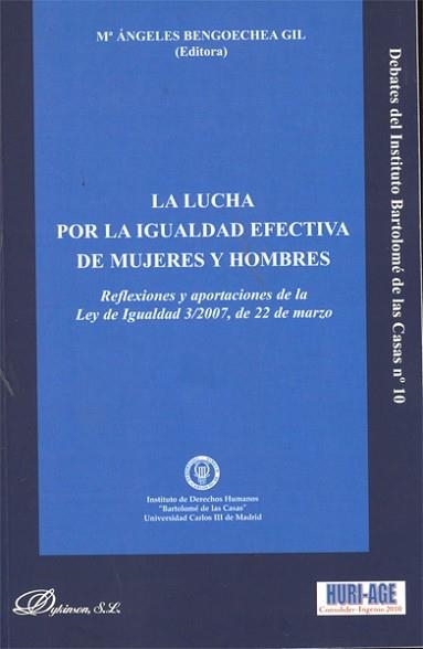 LA LUCHA POR LA IGUALDAD EFECTIVA DE MUJERES Y HOMBRES | 9788498498585 | BENGOECHEA GIL,MARIA ANGELES | Libreria Geli - Librería Online de Girona - Comprar libros en catalán y castellano