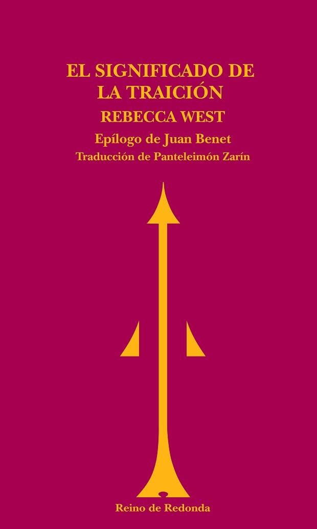 EL SIGNIFICADO DE LA TRAICION  | 9788493688714 | BENET,JUAN/ZARIN,PANTELEIMON | Libreria Geli - Librería Online de Girona - Comprar libros en catalán y castellano