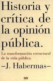 HISTORIA Y CRITICA DE LA OPINION PUBLICA.LA TRANSFORMACION E | 9788425220159 | HABERMAS,J. | Libreria Geli - Librería Online de Girona - Comprar libros en catalán y castellano