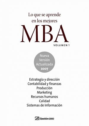 LO QUE SE APRENDE EN LOS MEJORES MBA-1(ED 2007) | 9788496612822 |   | Libreria Geli - Librería Online de Girona - Comprar libros en catalán y castellano